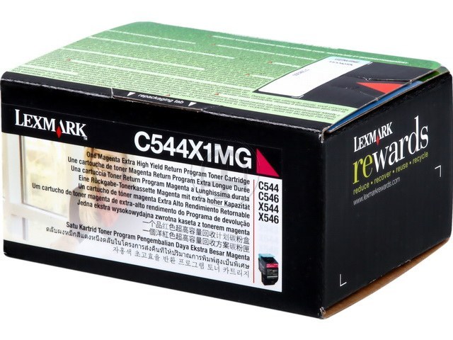 C544X1MG LEXMARK C544 TONER MAGENTA 4000Seiten return