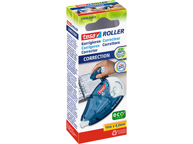 TESA ECOLOGO KORREKTURROLLER 59840-00005-05 4,2mmx14m