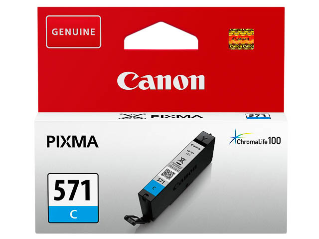 CLI571C CANON MG5750 TINTE CYAN ST 0386C001 Nr.571 7ml Standard Kapazitaet