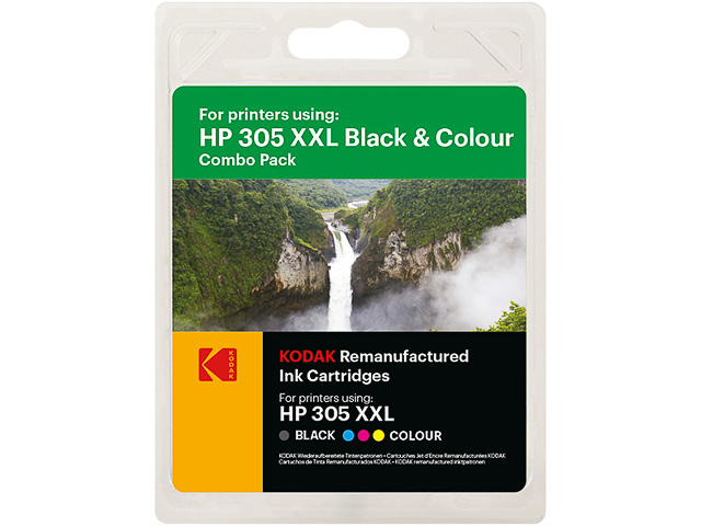 185H030587 KODAK HP DJ2300 TINTE (2) 700S. Bk + 420S. Col XXL