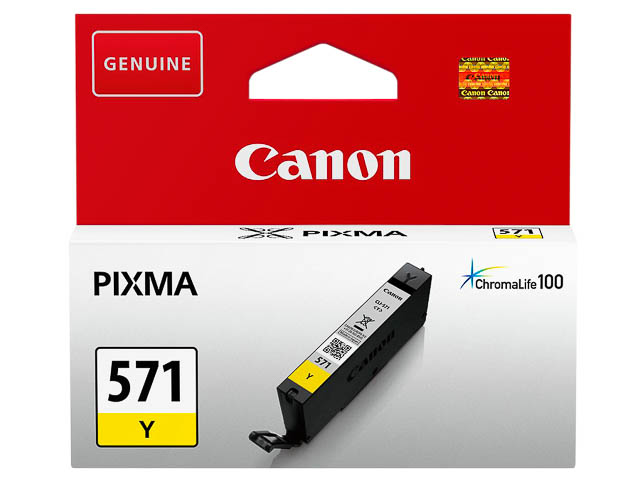 CLI571Y CANON MG5750 TINTE YELLOW ST 0388C001 Nr.571 7ml Standard Kapazitaet