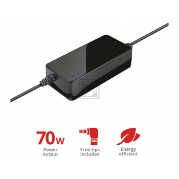 22141 TRUST Primo USB Ladegeraet 70 W universal schwarz Laptop