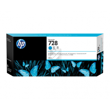 F9K17A HP 728 DNJ Tinte cyan EHC 300ml