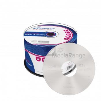 MEDIARANGE CDR80 700MB 52x (50) CB MR207 Cake Box UV-bestaendig