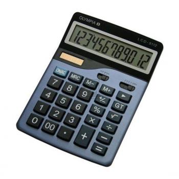 OLYMPIA LCD5112 TASCHENRECHNER BLAU 941911005 12stelliges Display