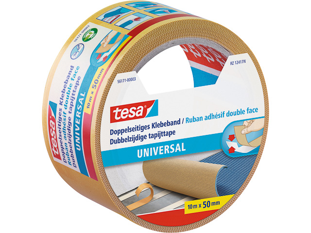 TESA KLEBEBAND DOPPELSEITIG UNIVERSAL 56171-00003-11 10mx50mm weiss