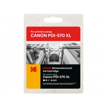 185C057030 KODAK CANON PGI570XL MG Tinte black HC rebuilt 500Seiten 22ml