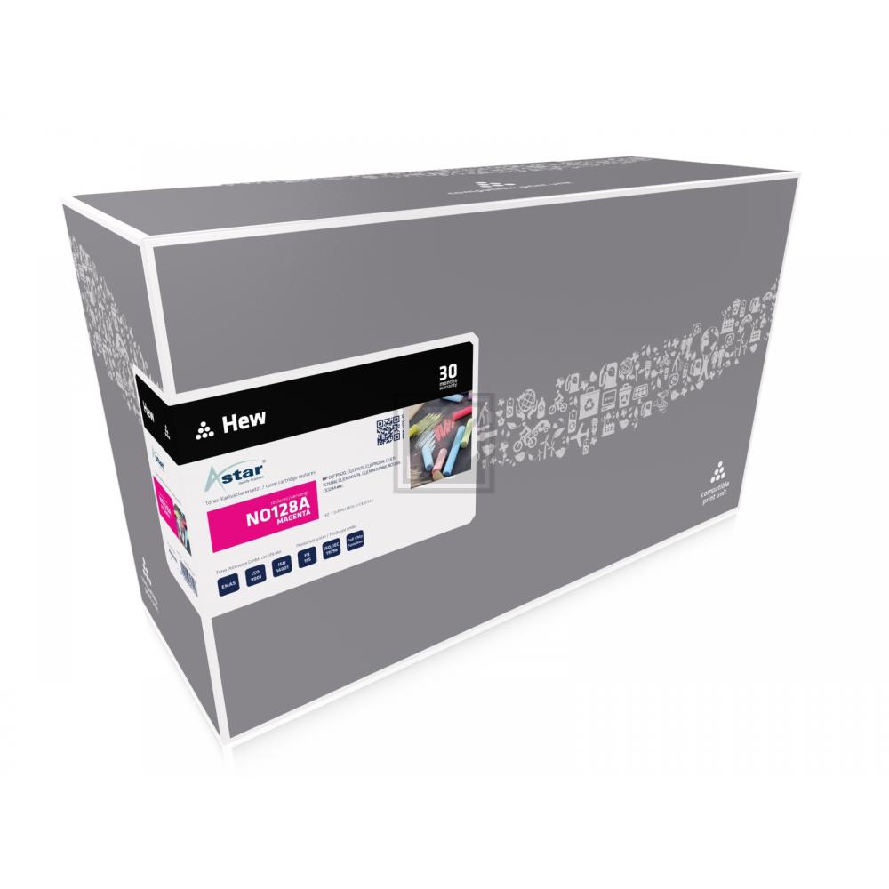 AS12323 ASTAR HP 128A CLJ Cartridge magenta rebuilt 1300Seiten Chip