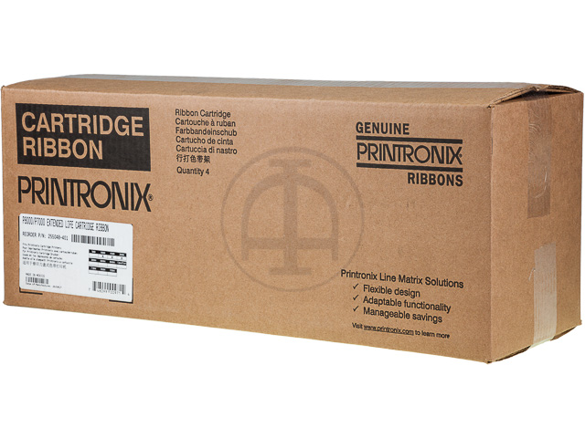 255048-401 PRINTRONIX P7000 FBK (4) SCHW 4x30.000Seiten Nylon