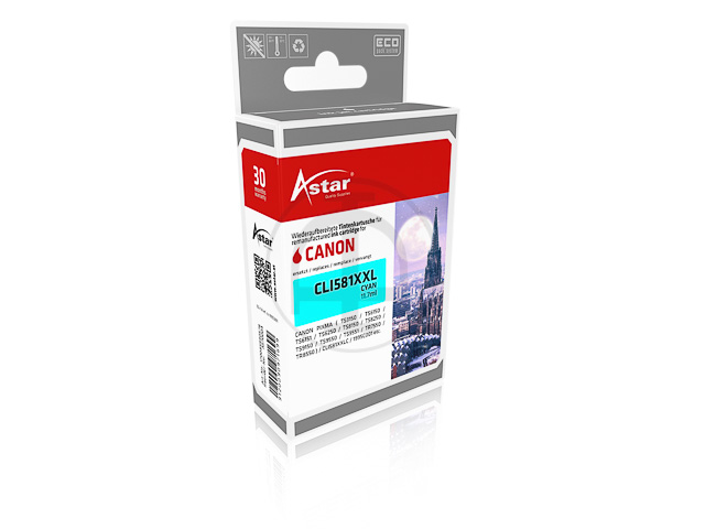 AS70004 ASTAR CAN. TS6150 TINTE CYA 1995C001 CLI581XXLC 11,7ml