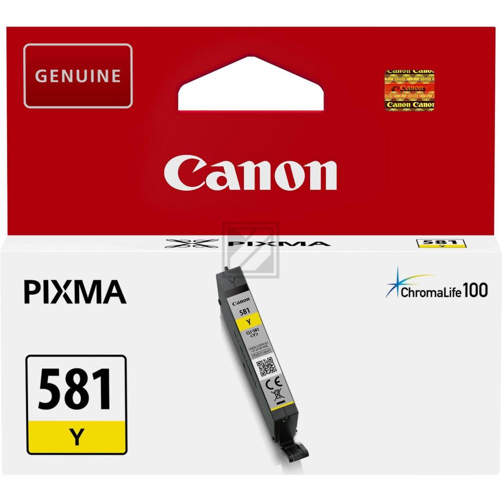 2105C001 CANON CLI581Y Nr.581 Pixma TS TR Tinte yellow ST 259Seiten