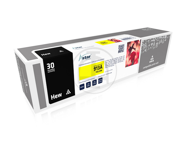 AS70011 ASTAR HP PW PRO352 TINTE YEL F6T79AE 913A 3000Seiten 37ml