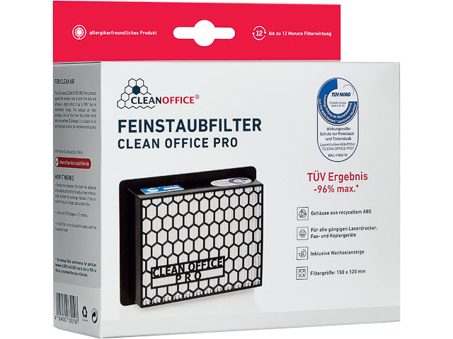 CLEANOFFICE PRO FEINSTAUBFILTER (1) 8301010 fuer Laserdrucker