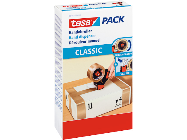 TESA PACKBAND HANDABROLLER CLASSIC 564030-0000-01 66x50mm