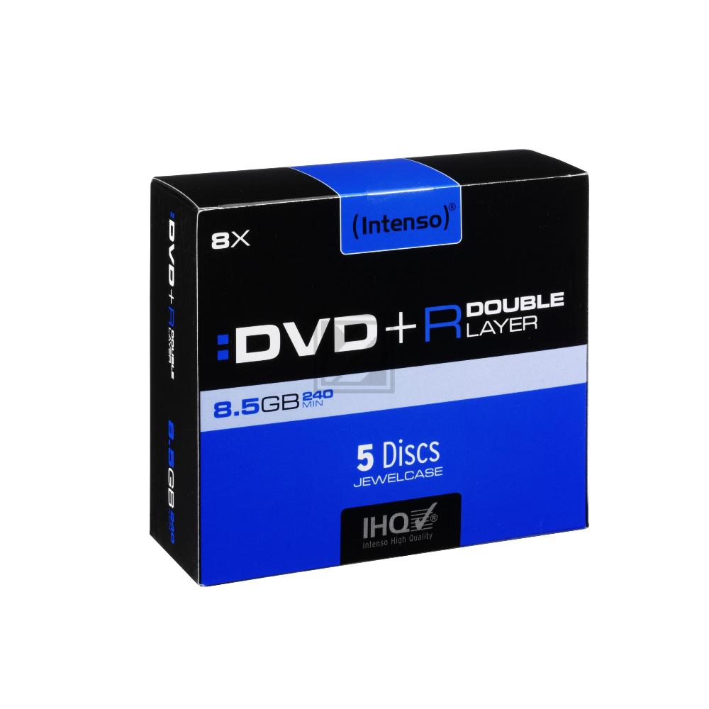 INTENSO DVD+R DL 8.5GB 4x (5) JC 4311245 Jewel Case