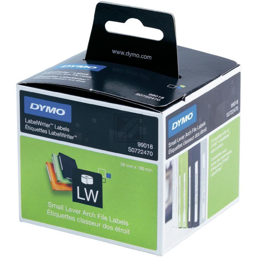 S0722470 DYMO 99018 Haengeregister Etiketten 38x190mm weiss