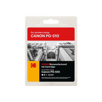 185C051001 KODAK CANON PG510 MP Tinte black rebuilt 220Seiten Blister 12ml