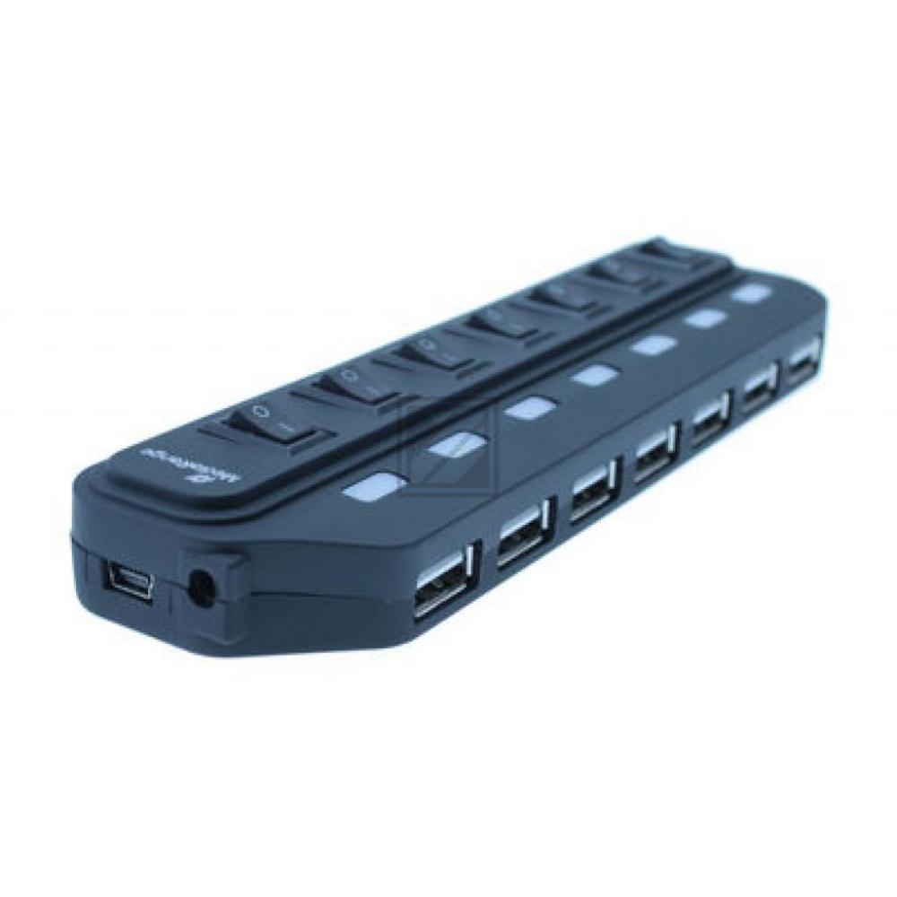MEDIARANGE 7x USB 2.0 HUB MRCS504 Plug+Play