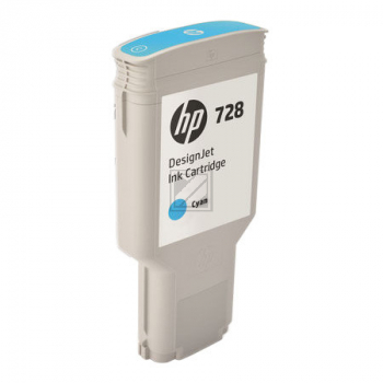 F9K17A HP 728 DNJ Tinte cyan EHC 300ml