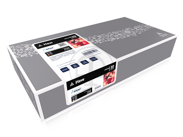 AS70012 ASTAR HP PW PRO352 TINTE(4) CMYK L0R95AE F6T7(7/8/9)AE 913A 4x37ml