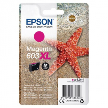 C13T03A34010 EPSON Nr.603XL XP Tinte magenta HC 4ml