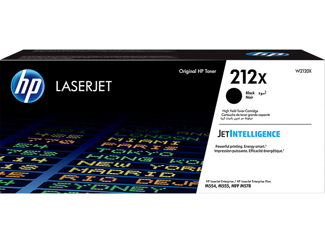 W2120X HP CLJ M554 TONER BLACK HC HP212X 13.000Seiten hohe Kapazitaet