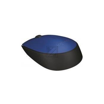 910-004640 LOGITECH M171 Funkmaus 3Tasten 1000dpi blau 2.4GHz