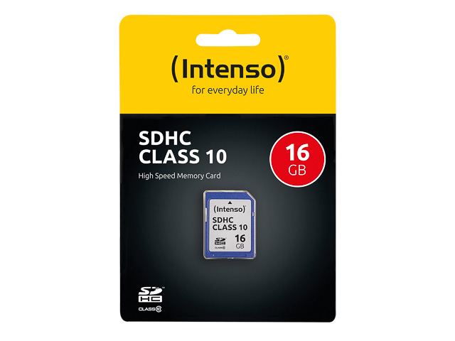 INTENSO SD KARTE 16GB 3411470 Klasse 10
