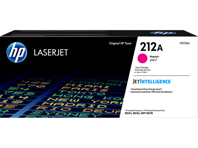 W2123A HP CLJ M554 TONER MAG ST HP212A 4500Seiten Standard Kapazitaet