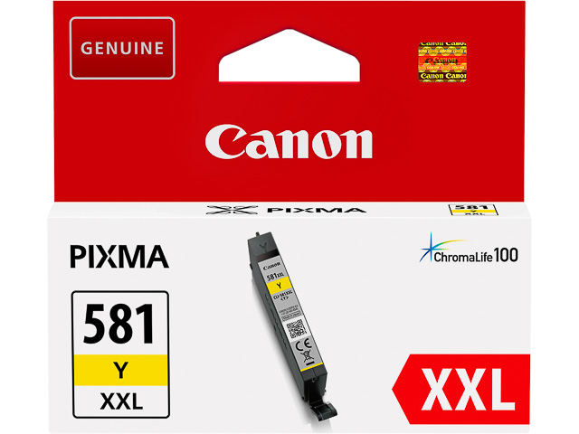 CLI581XXLY CANON TS6150 TINTE YELLOW EHC 1997C001 Nr.581 11,7ml extra hohe Kap.