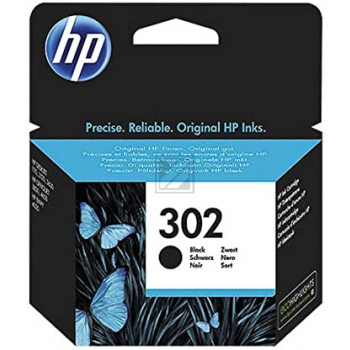 F6U66AE#UUS HP 302 OJ Tinte black ST 170 Seiten 3,5ml