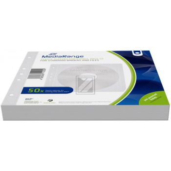 MEDIARANGE VLIESTASCHEN 2DISK (50) BOX60 Leerhuellen weiss