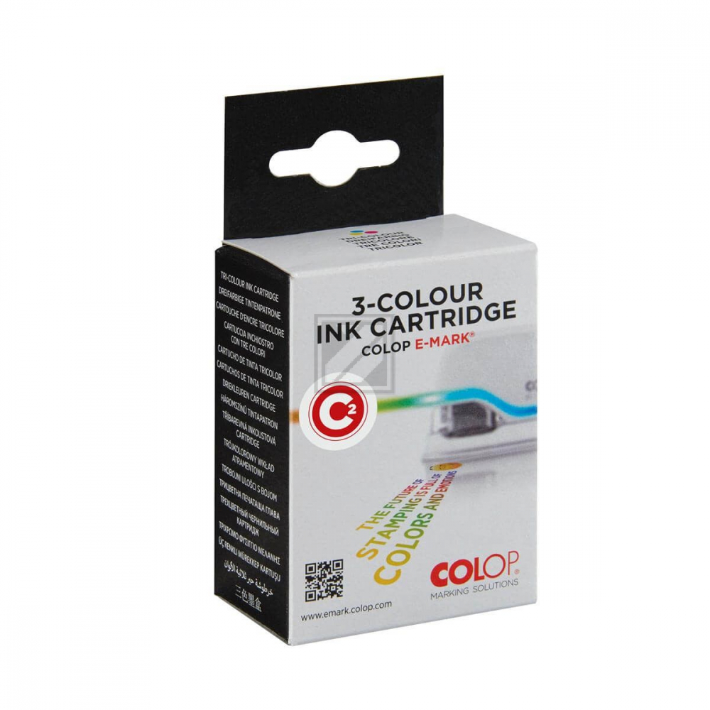 156664 COLOP E-Mark C2 Tinte cmy 1500 Abdrucke