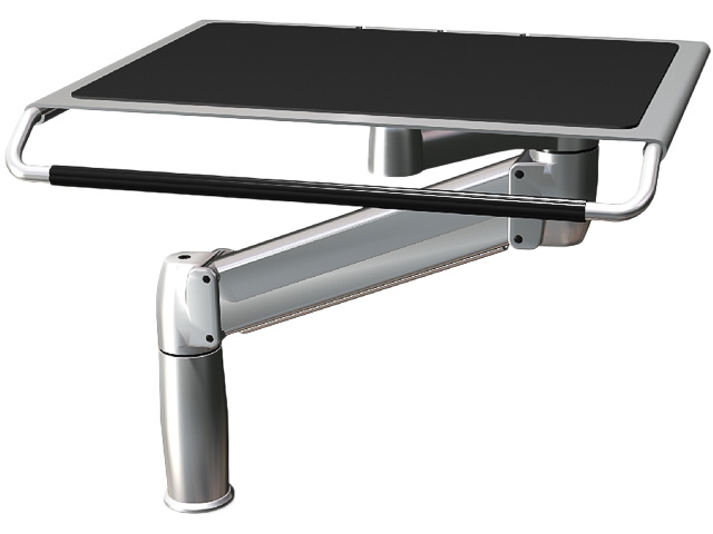 BNESPLPO BAKKER Platform only Monitorarm silber