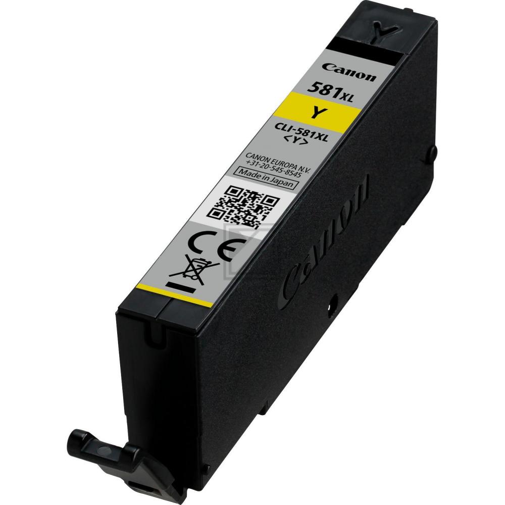 2051C001 CANON CLI581XLY Nr.581 Pixma TS TR Tinte yellow HC 519Seiten