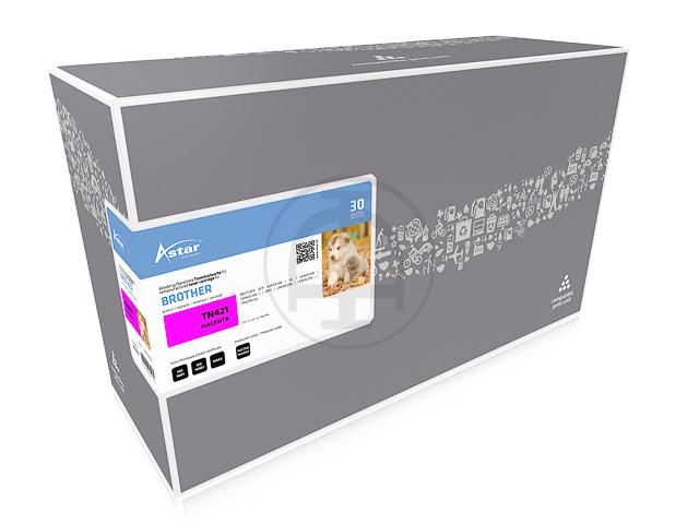 AS20047 ASTAR BRO. HLL8260 TONER MAG TN421M 1800Seiten