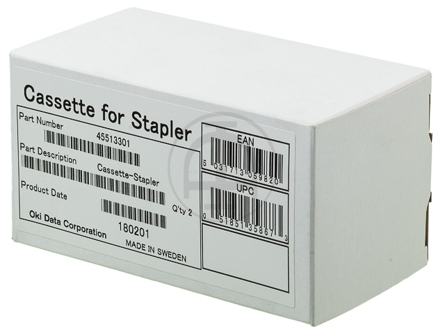 45513301 OKI MC760 HEFTKLAMMERN (2) 2x1500Stk