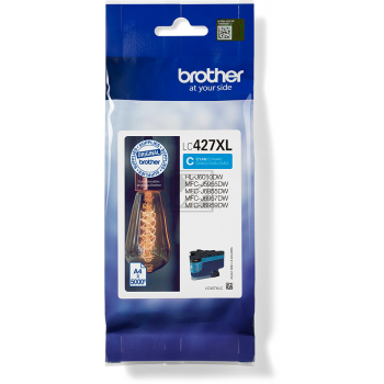 LC427XLC BROTHER DCPJ/MFCJ Tinte cyan HC 5000Seiten