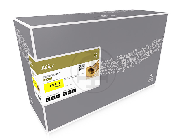 AS13231 ASTAR RIC. SPC231SF CARTR YEL 406482 6000Seiten