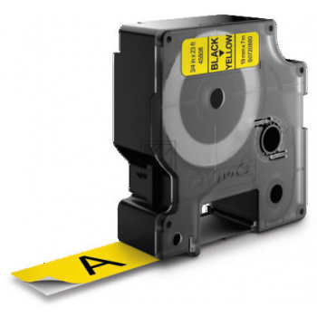 S0720880 DYMO D1 Schriftband 19mm schwarz gelb 7 Meter