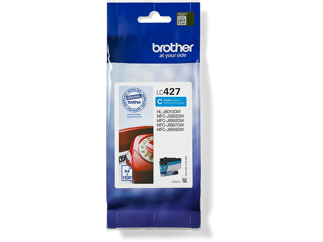 LC427C BROTHER MFCJ5955DW TINTE CYAN 1500Seiten Standard Kapazitaet