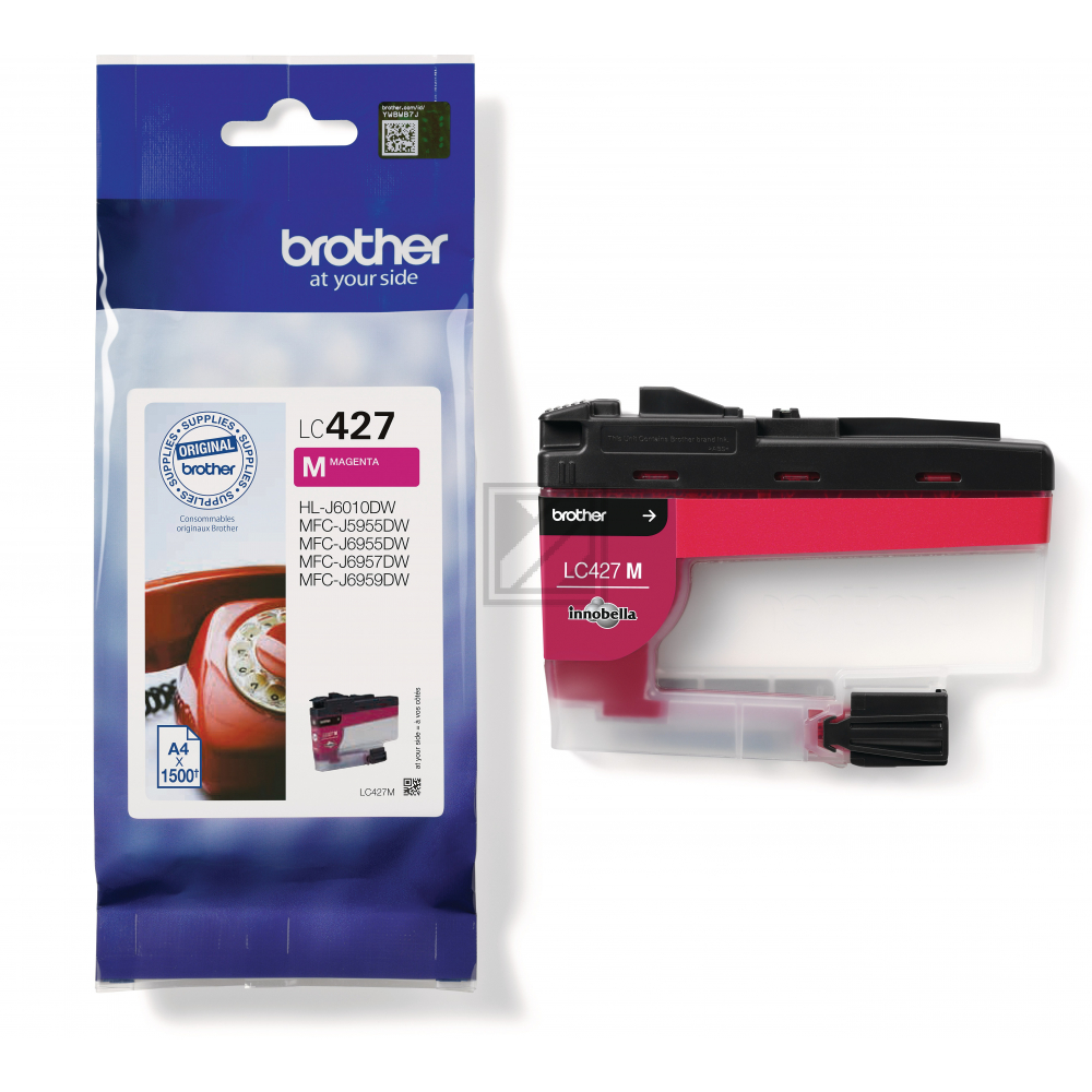LC427M BROTHER DCPJ/MFCJ Tinte magenta ST 1500Seiten