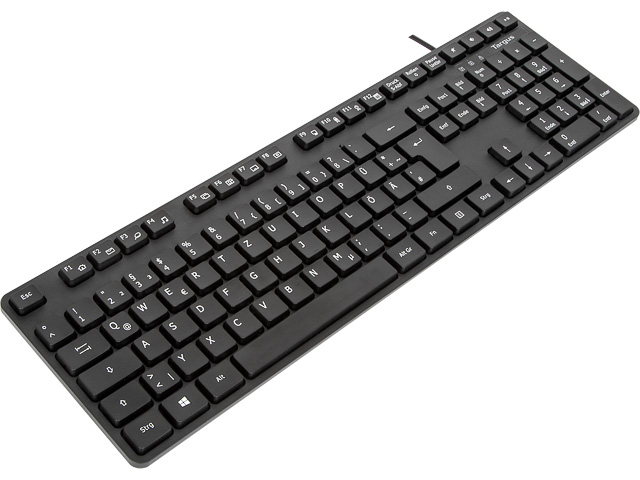 AKB30DE TARGUS TASTATUR QWERTZ DE Kabel USB schwarz