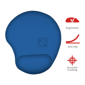 20426 TRUST Bigfoot Mauspad Gel blau