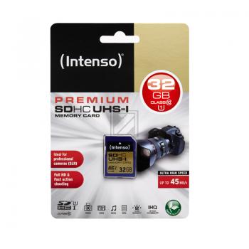 INTENSO SDHC KARTE UHS-I 32GB 3421480 Klasse 10