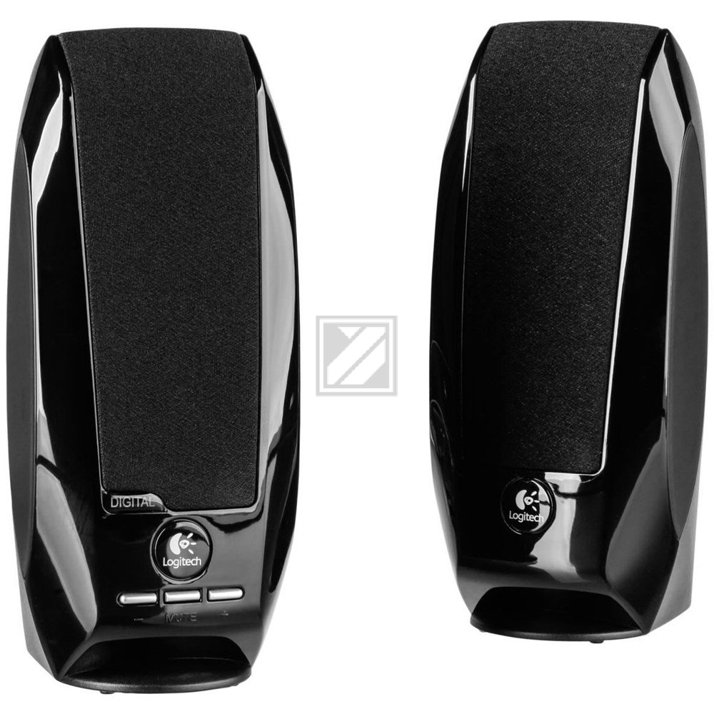 LOGITECH S150 STEREO-LAUTSPRECHER 980-000029 1.2Watt USB schwarz