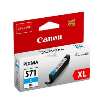 0332C001 CANON CLI571XLC Nr.571XL Pixma MG Tinte cyan HC 715Seiten 10,8ml