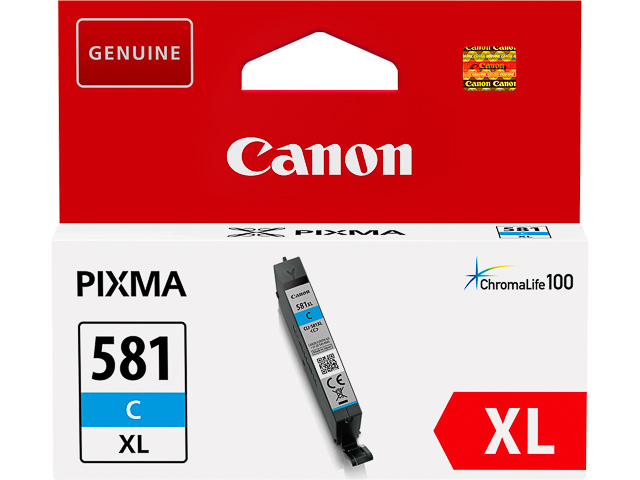 CLI581XLC CANON TS6150 TINTE CYAN HC 2049C001 Nr.581 8,3ml hohe Kapazitaet