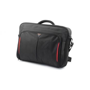 CN418EU TARGUS Classic Clamshell Tasche schwarz-rot Notebook 18 (45,7cm)