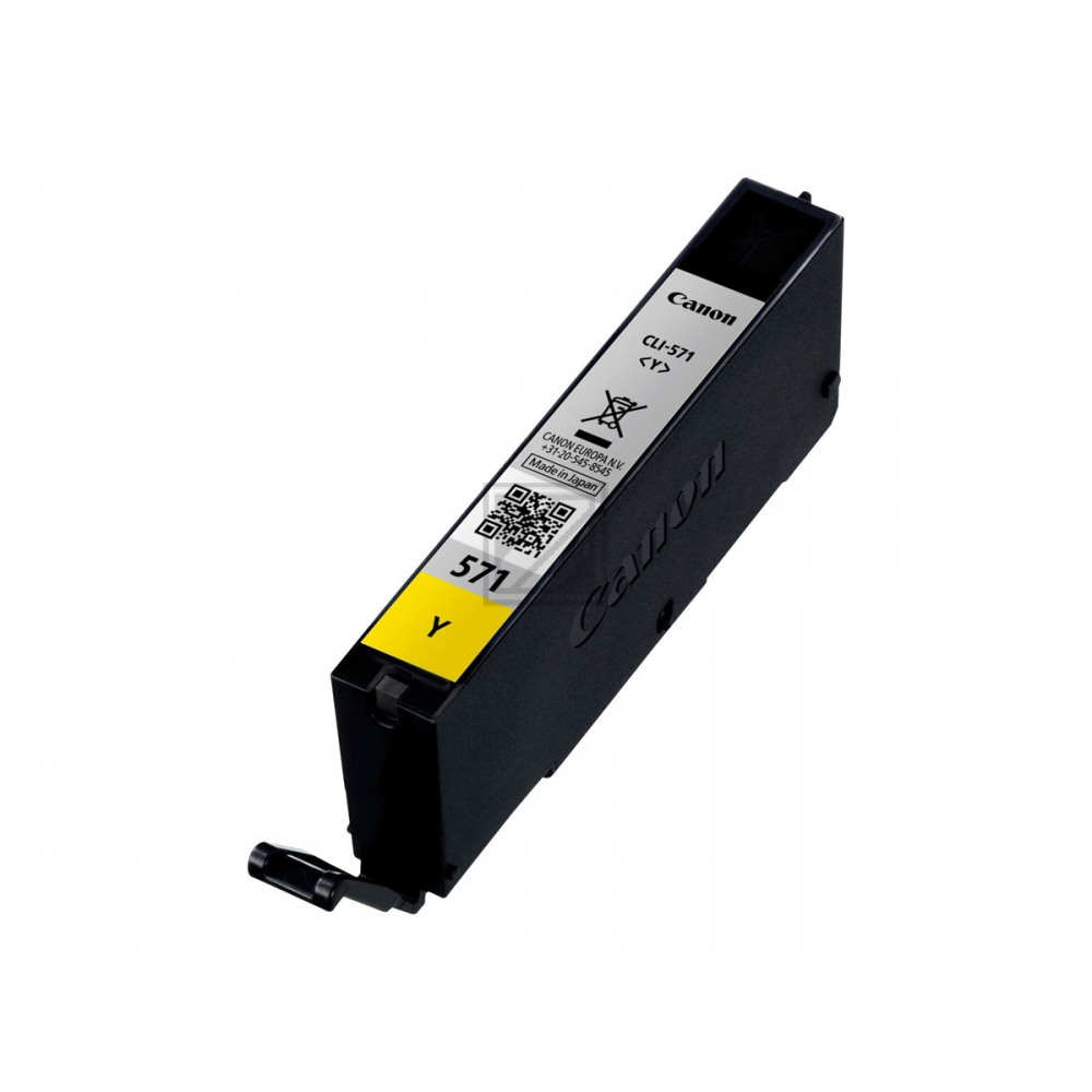 0388C001 CANON CLI571Y Nr.571 Pixma MG Tinte yellow ST 347Seiten 7ml